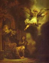 Haga click para ver la imagen ampliada the archangel leaving the family of tobias.jpg
